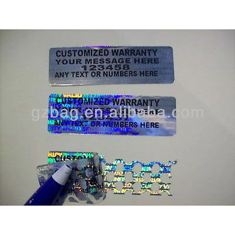 Easily paste custom 3d hologram sticker