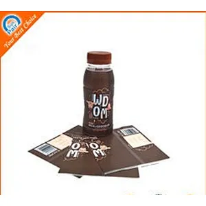 Waterproof Transparent Paper Stickers For Milk Bottle