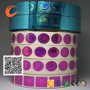 Custom high-quality lattice main anti-fake holographic stickers