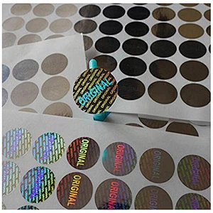 Color shifting Brand Logo Custom 3d Hologram Sticker