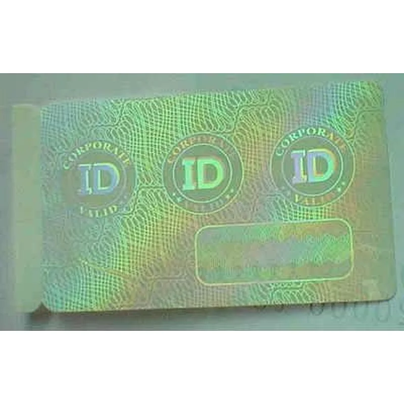 new arrive Customized PVC/ID Card standard custom id card hologram overlay