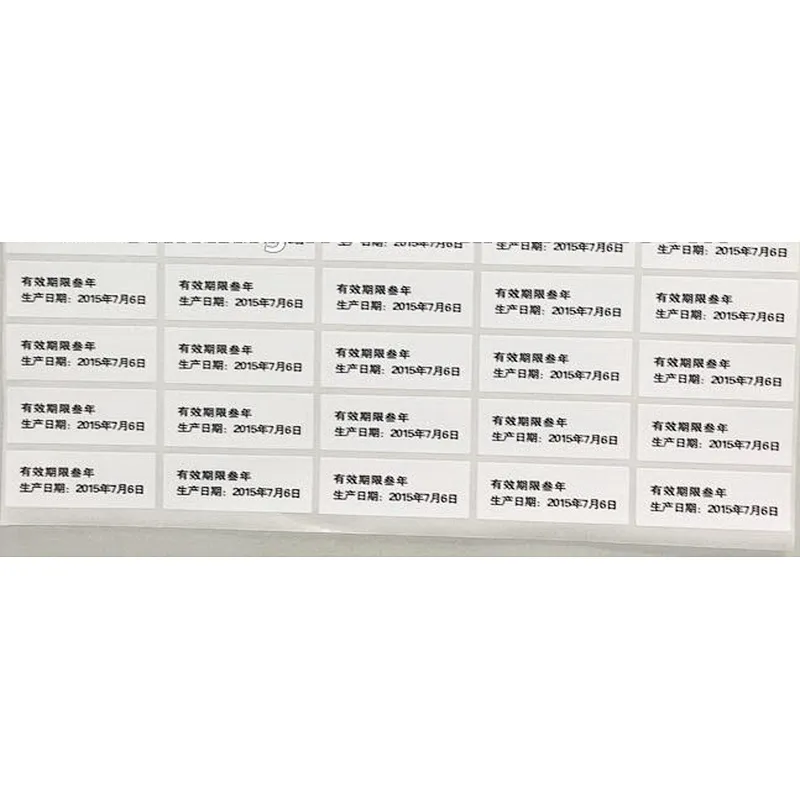 Factory special discount polyester sticker label paper