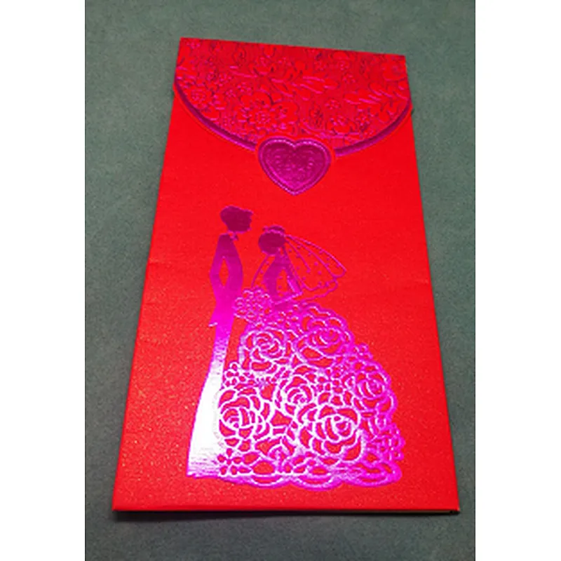 Bride and groom wedding invitation