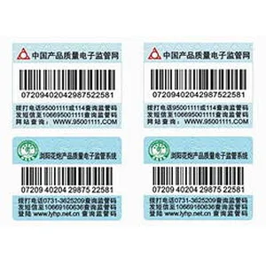 Special material barcode sticker printing