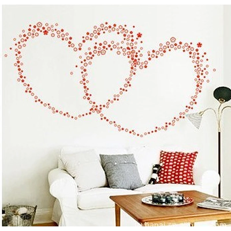 New Arrive transfer film Removable Family Love House Rules removable sticker vinyl wall stickers quote