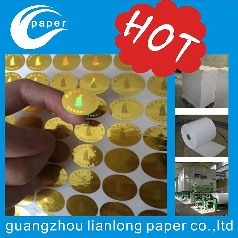 Guangzhou lingfeng round anti-fake label hologram sticker
