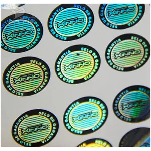High quality manifold hologram sticker with logo printing