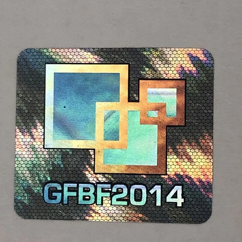 Custom self adhesive hologram sticker hologram label