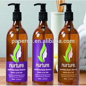 Silver color laser hologram label, 3 d holographic film pet label