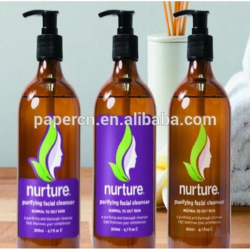 Silver color laser hologram label, 3 d holographic film pet label