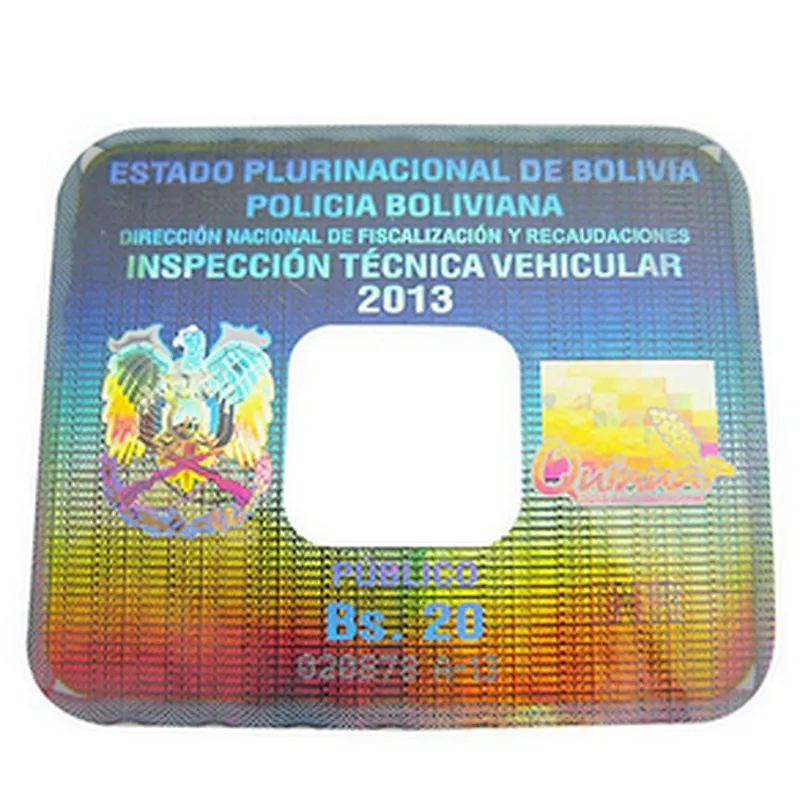 Personalized hologram 3d logo custom hologram sticker