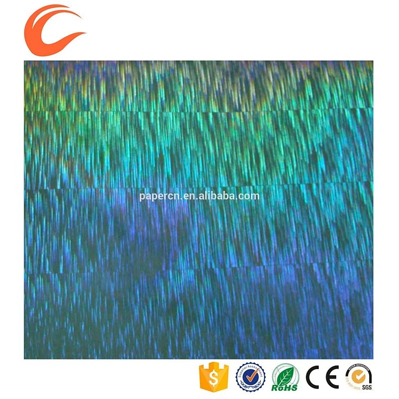 Custom waterproof hologram 3 d animation laser cutting machine to print label