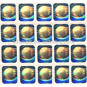 high tech security 3d stereogram hologram label manufacture