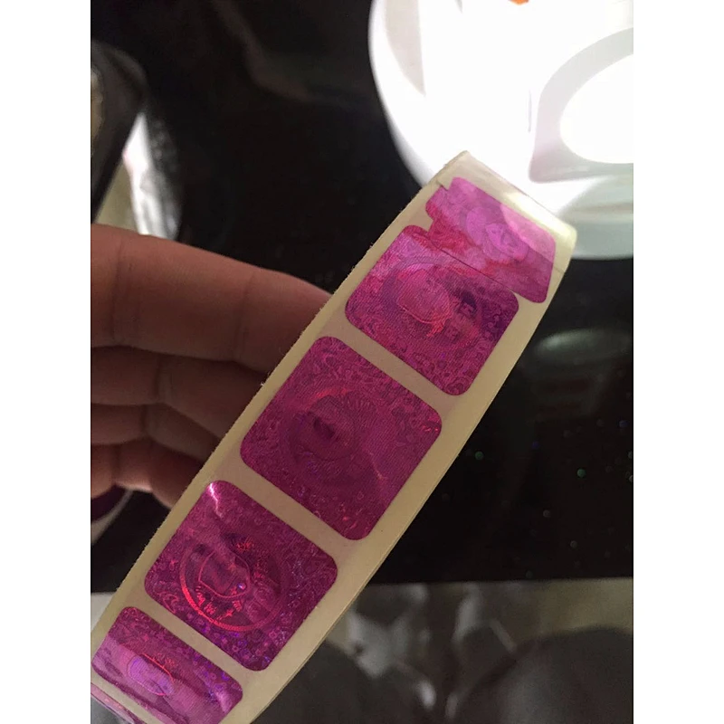 Certificate hologram security sticker 3d hologram pictures