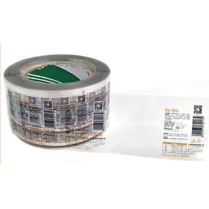 Waterproof Transparent Paper Stickers For Milk Bottle