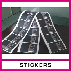Security true color 2D-3D hologram laser vinyl sticker