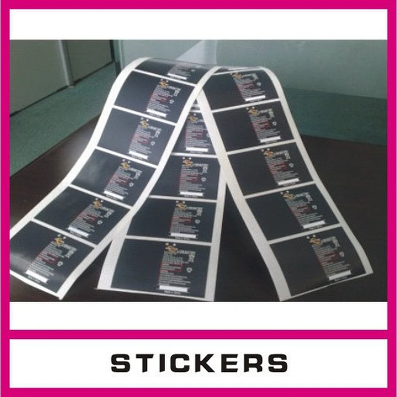 Security true color 2D-3D hologram laser vinyl sticker