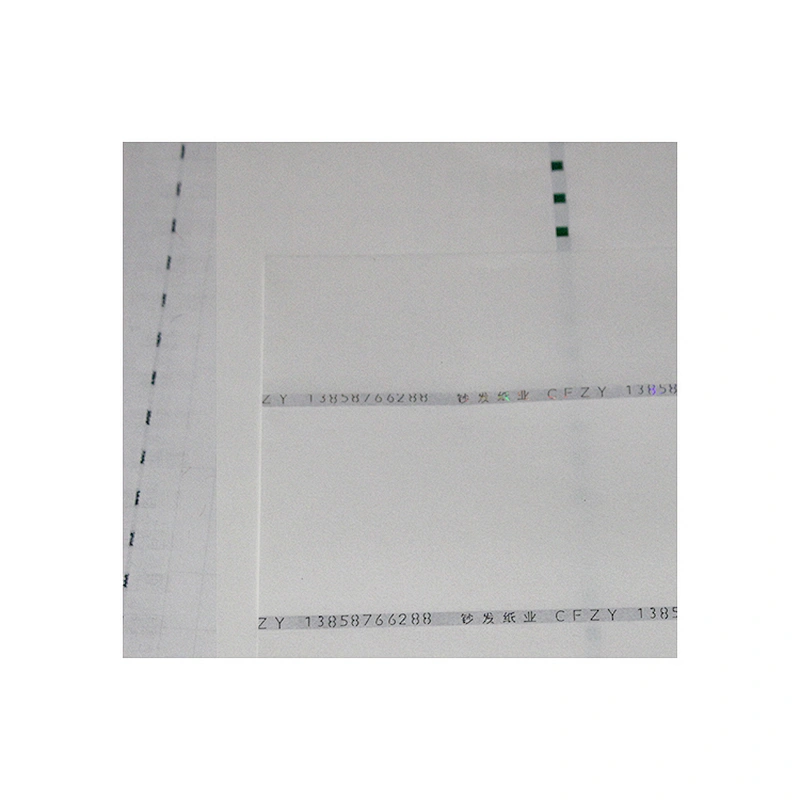 Security line paper custom A4 security certificate printing