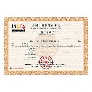 sticker thread & metal line, security paper with watermark.
