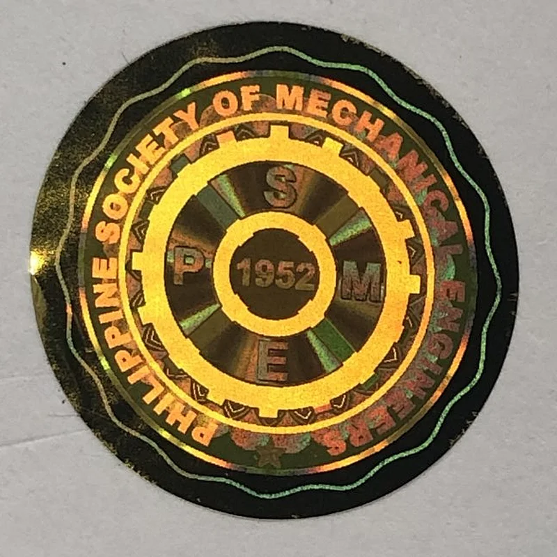 Custom self adhesive hologram sticker hologram label