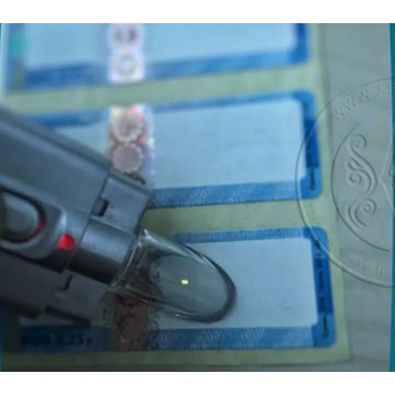 Custom hologram foil label sticker with rainbow printing