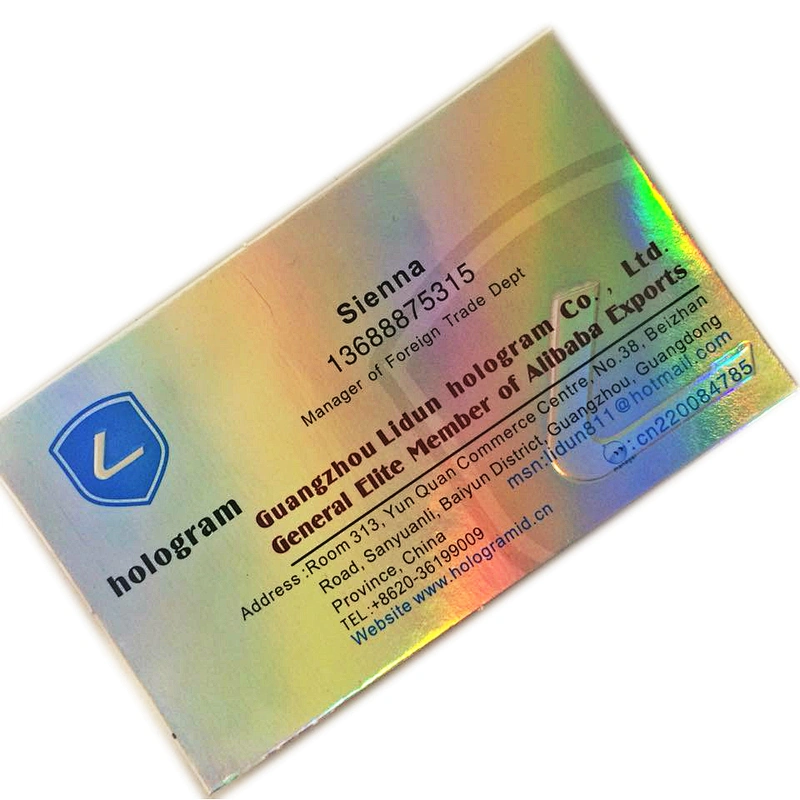 Own logo print anti tamper hologram id card printer ribbons