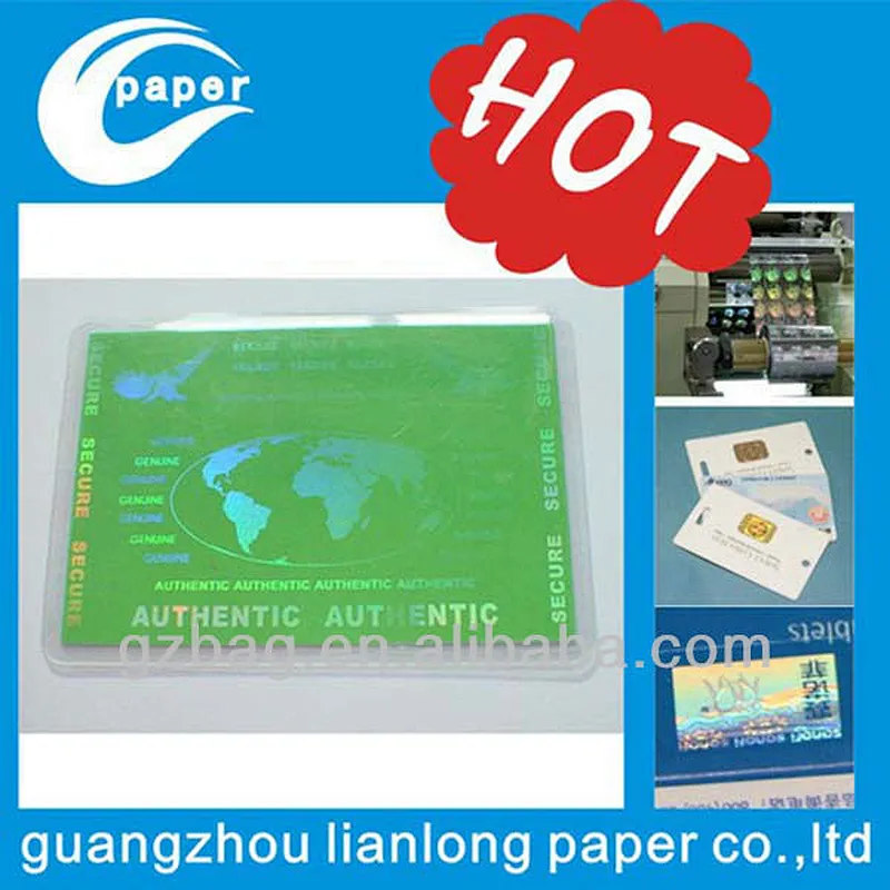 id transparent hologram overlays stickers, custom hologram sticker