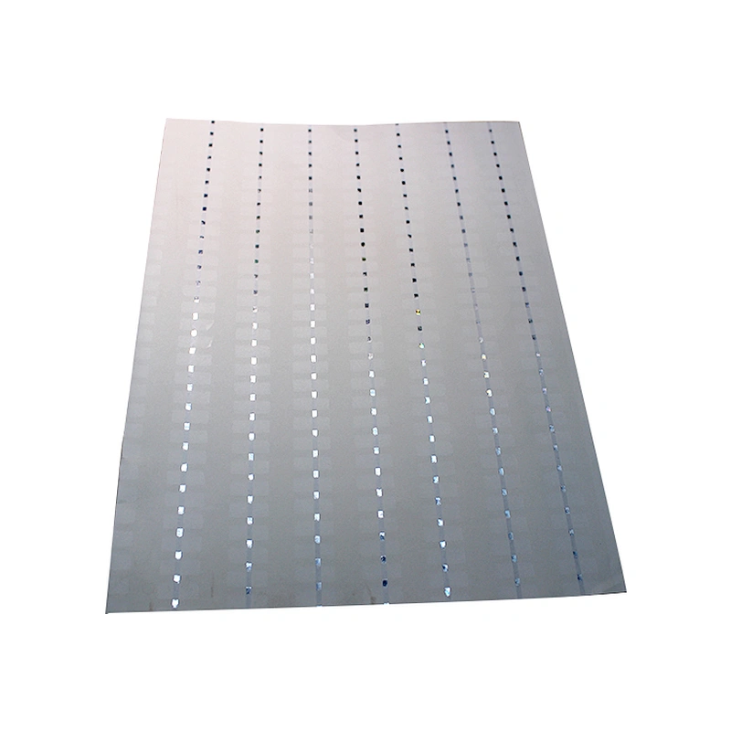 Anti-counterfeiting security paper laser line UV visible light fiber security paper texture design security paper