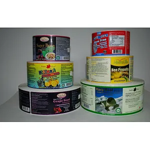 Waterproof hologram 3d animation laser cutter printed label