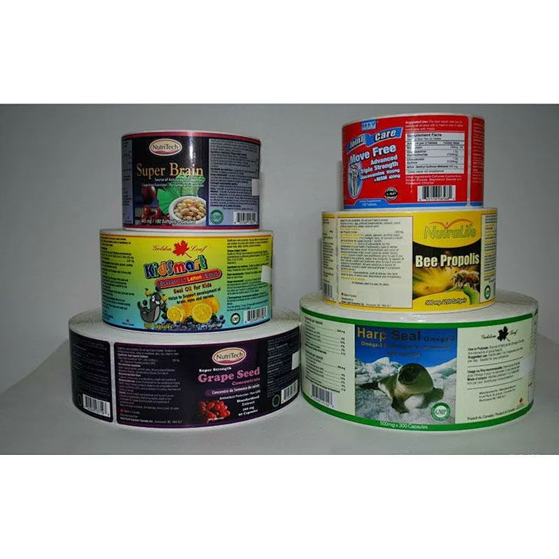 Waterproof hologram 3d animation laser cutter printed label