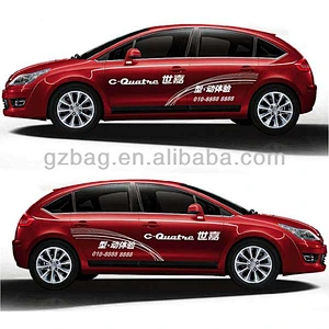 Vinyl film Car Sticker for Car Bus Automobile Advertising