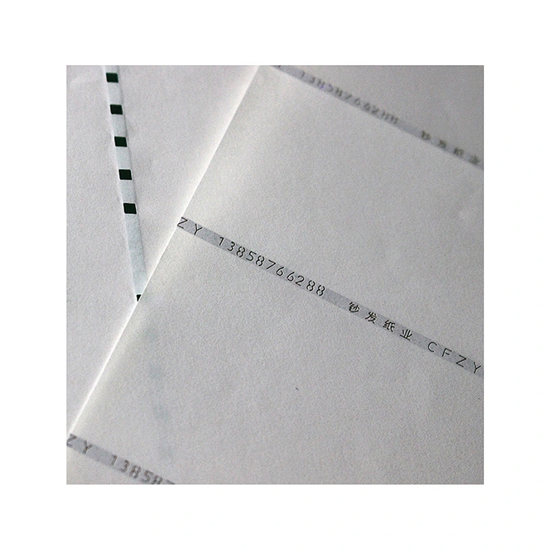 Certificate paper anti-counterfeiting security line ultraviolet security watermark fiber paper