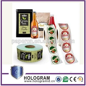 Waterproof Round Bottle Label Sticker