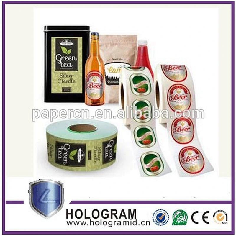 Waterproof Round Bottle Label Sticker