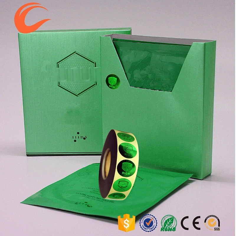Custom self adhesive, self adhesive vinyl stickers printing roll label for cosmetics packing boxes