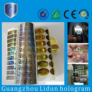 Newest custom labels hologram sticker