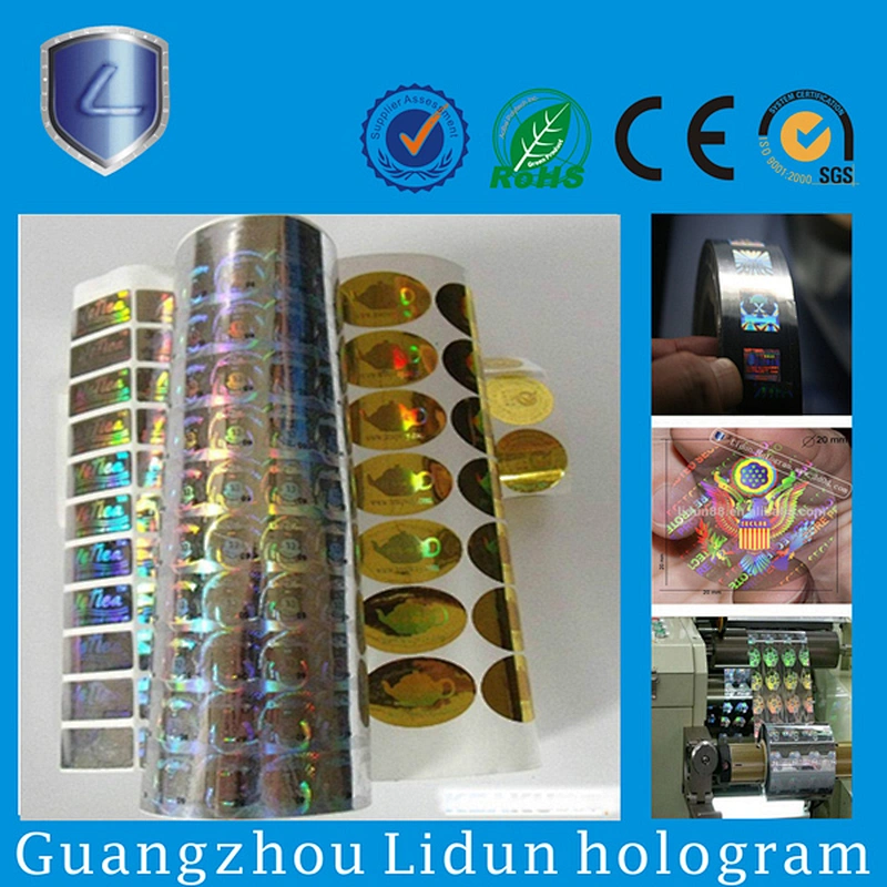 Newest custom labels hologram sticker