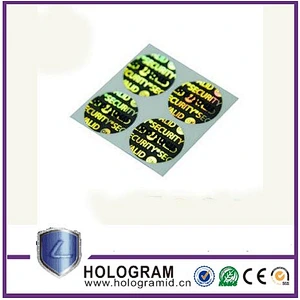 Hot Sale Round Vinyl Security Labels Custom Make Hologram Stickers