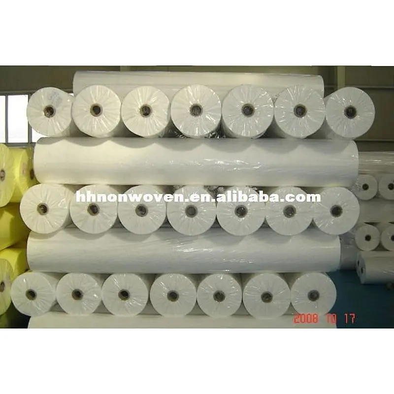 parallel lapping polyester viscose nonwoven fabrics for hand wipes