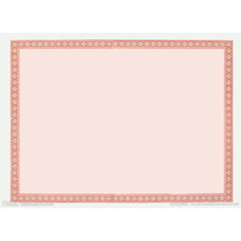 Factory Fancy embossed letter paper print