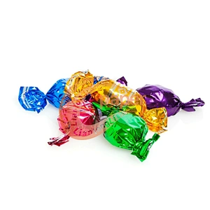 Tasteless harmless candy wrapping paper/colored fiber paper