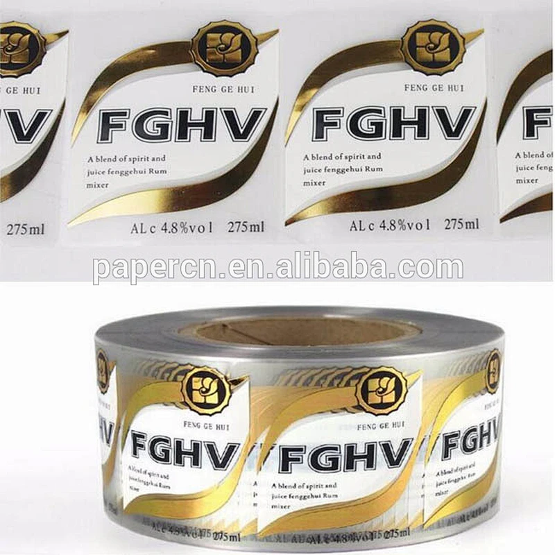 Custom self adhesive printing sticker roll sticker