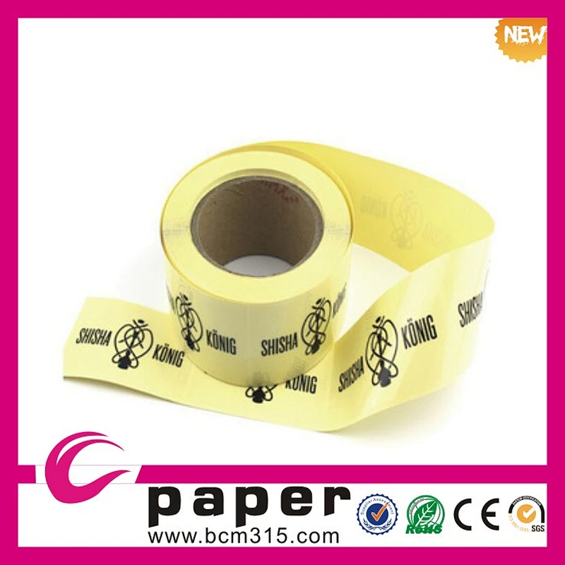 different kind removable sticker printing for bottle in lianlong brand