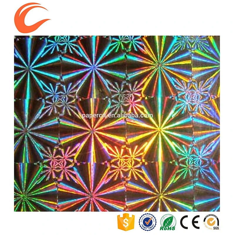 Chinese factories producing PET/PVC holographic film/for lamination and printing