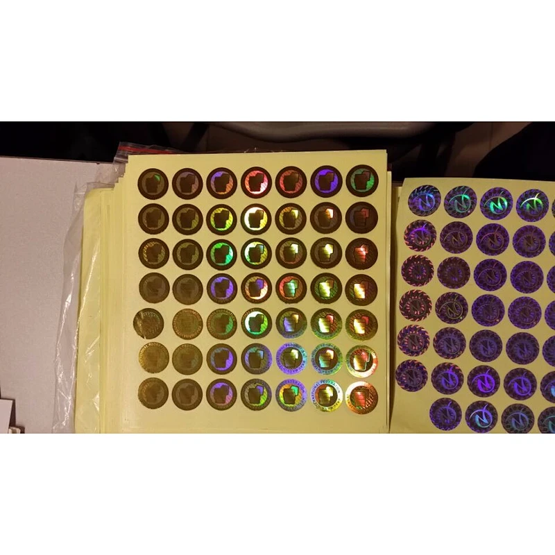 Beautiful Hot Sale id card hologram stickers smart card