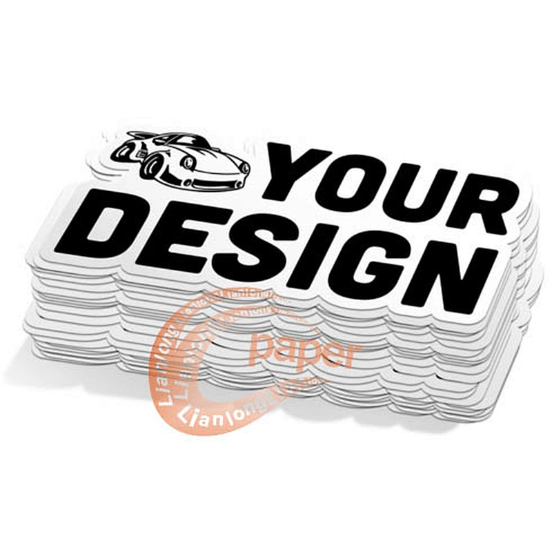 Car Sticker Logo, Glossy vinyl Car Stickers