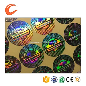 Custom waterproof hologram 3 d animation laser cutting machine for car holder