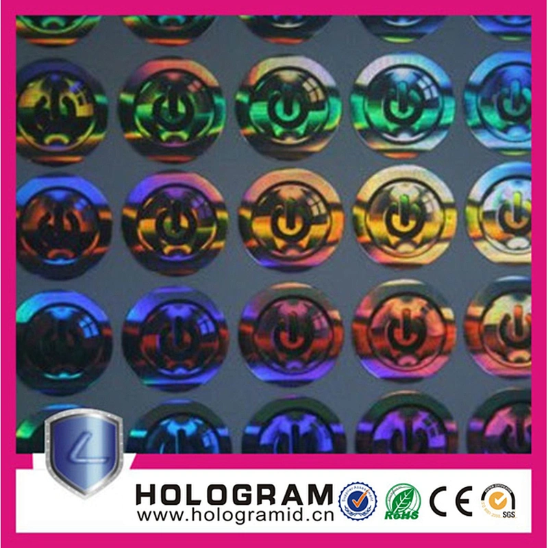 Hot sale popular custom 3d PET hologram sticker,hologram printer,id hologram