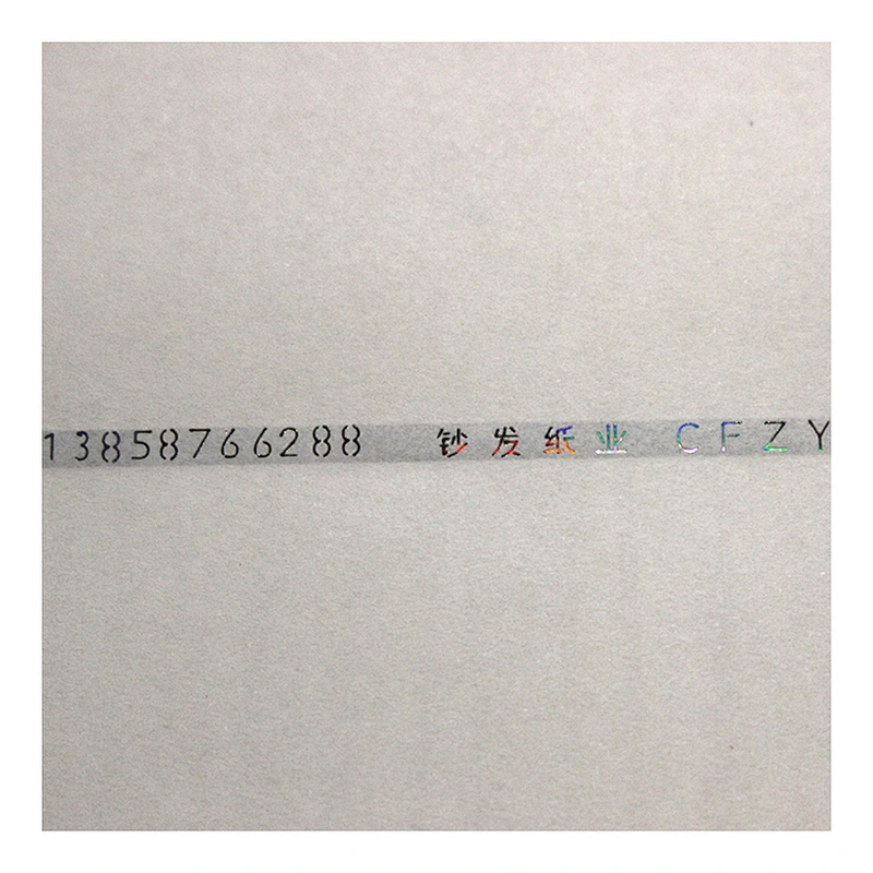 A4 size security thread paper and watermarked anti-counterfeiting paper ...
