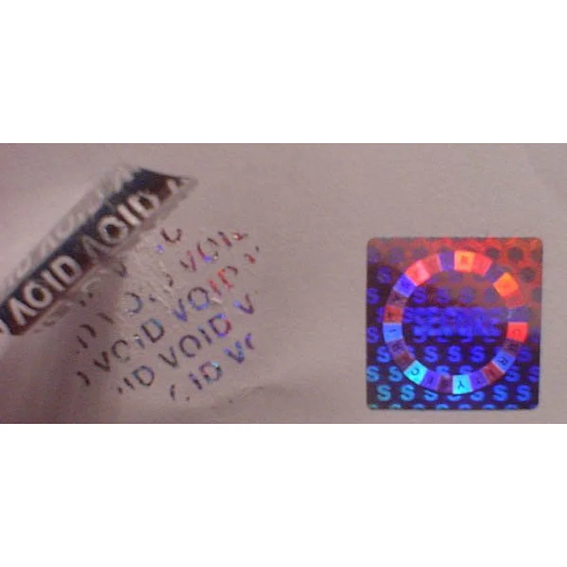 3D Hologram Sticker Tamper Evident Hologram Sticker
